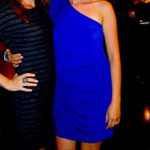 One shoulder mini dress